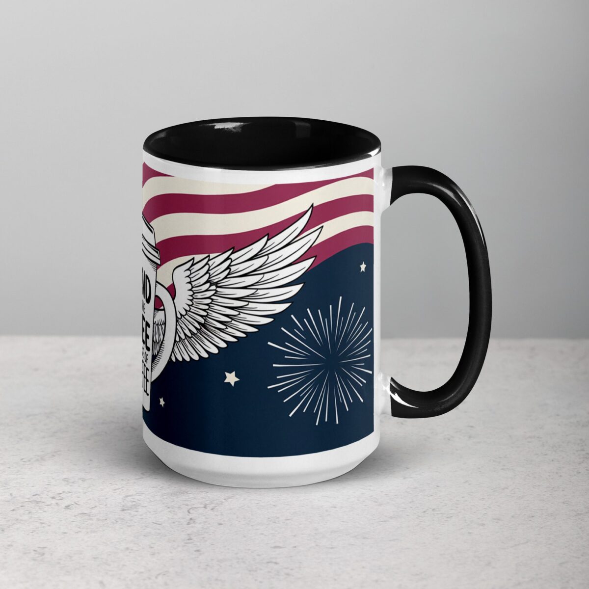 Land of the Free, Because of Coffee Mug - Image 6