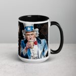 Uncle Sam Runs on Coffee Mug - Image 6