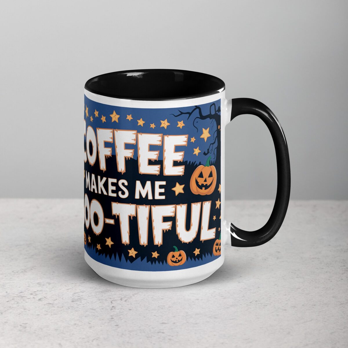Coffee Makes Me Boo-tiful Ghost Mug - Image 6
