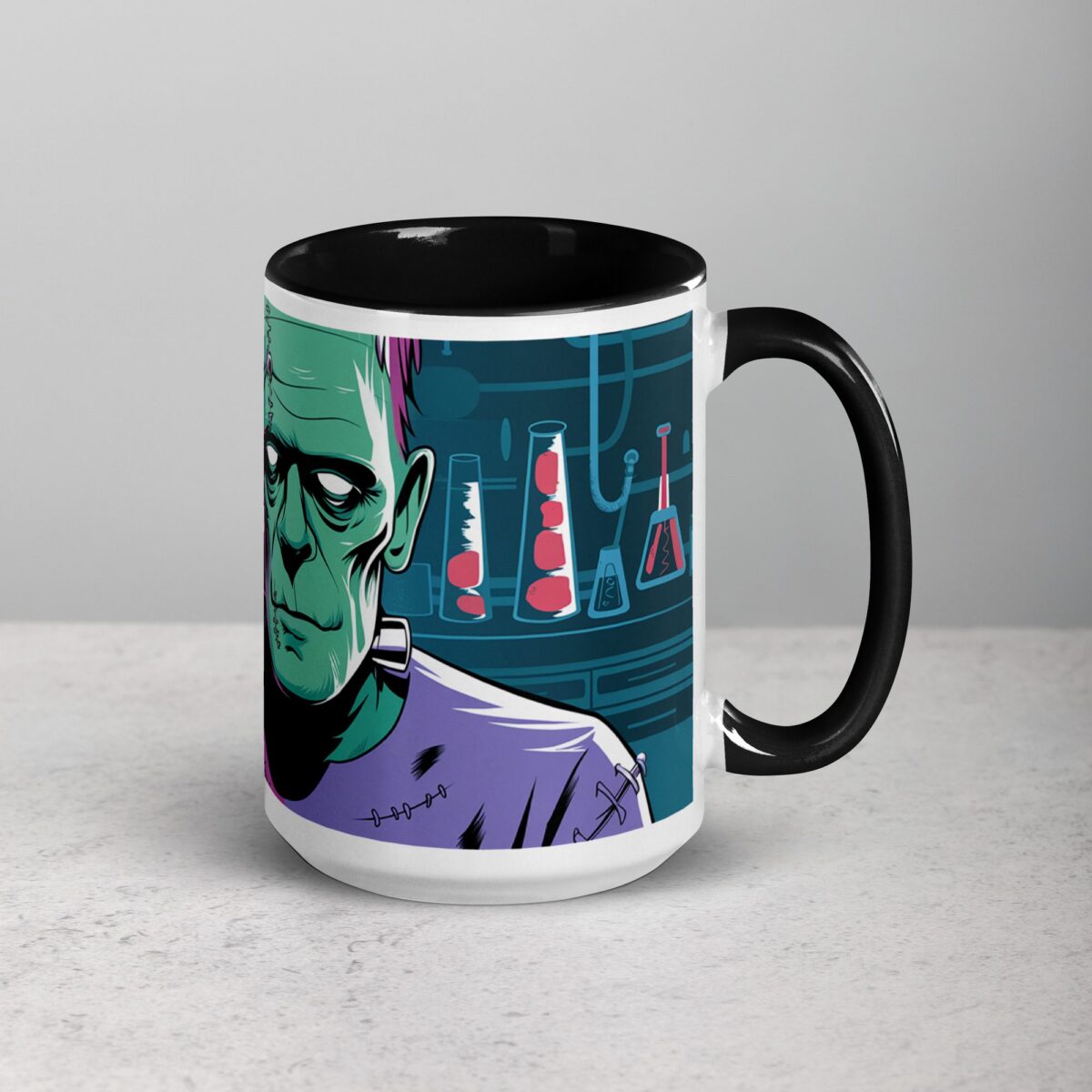 Monster Fuel Frankenstein Halloween Coffee Mug - Image 6