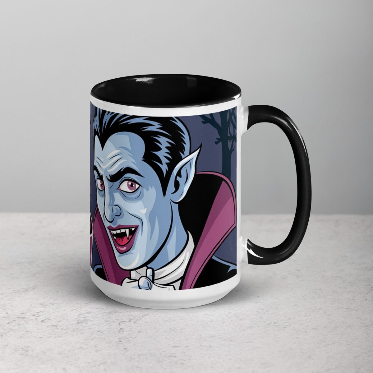 Brew-cula Halloween Dracula Coffee Mug - Image 6