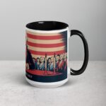 Happy 4th of July George Washington Retro Coffee Mug - Image 6
