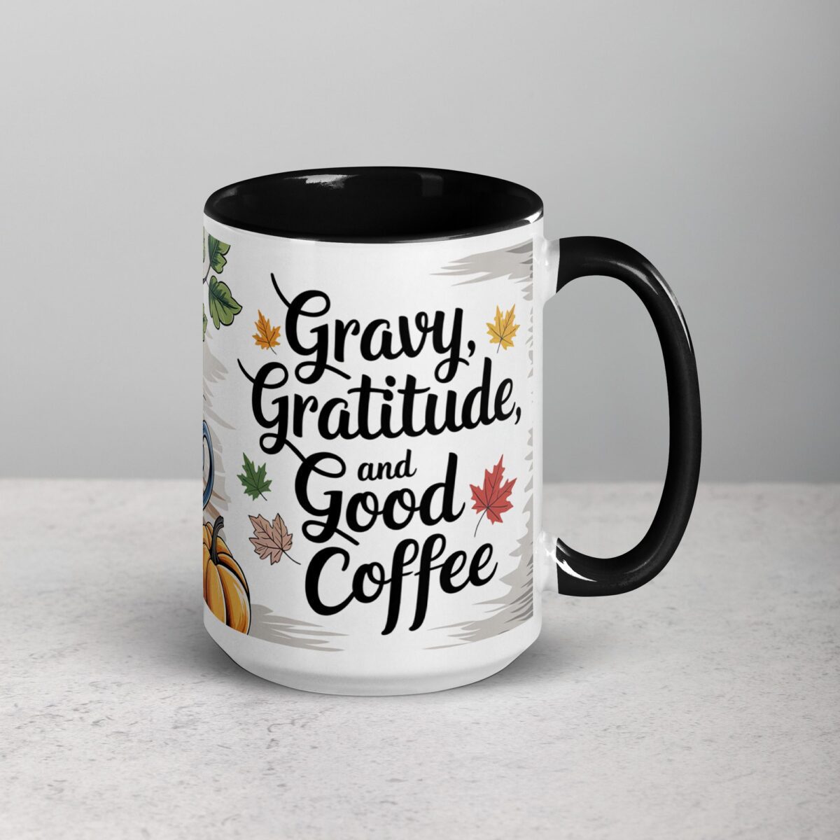 Gravy, Gratitude, and Good Coffee Thanksgiving Mug - Image 6