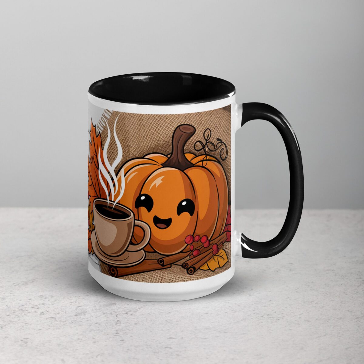 Pumpkin Spice & Everything Nice Thanksgiving Mug - Image 6