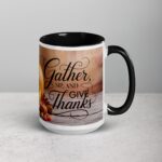 Gather, Sip, and Give Thanks Coffee Mug - Image 6