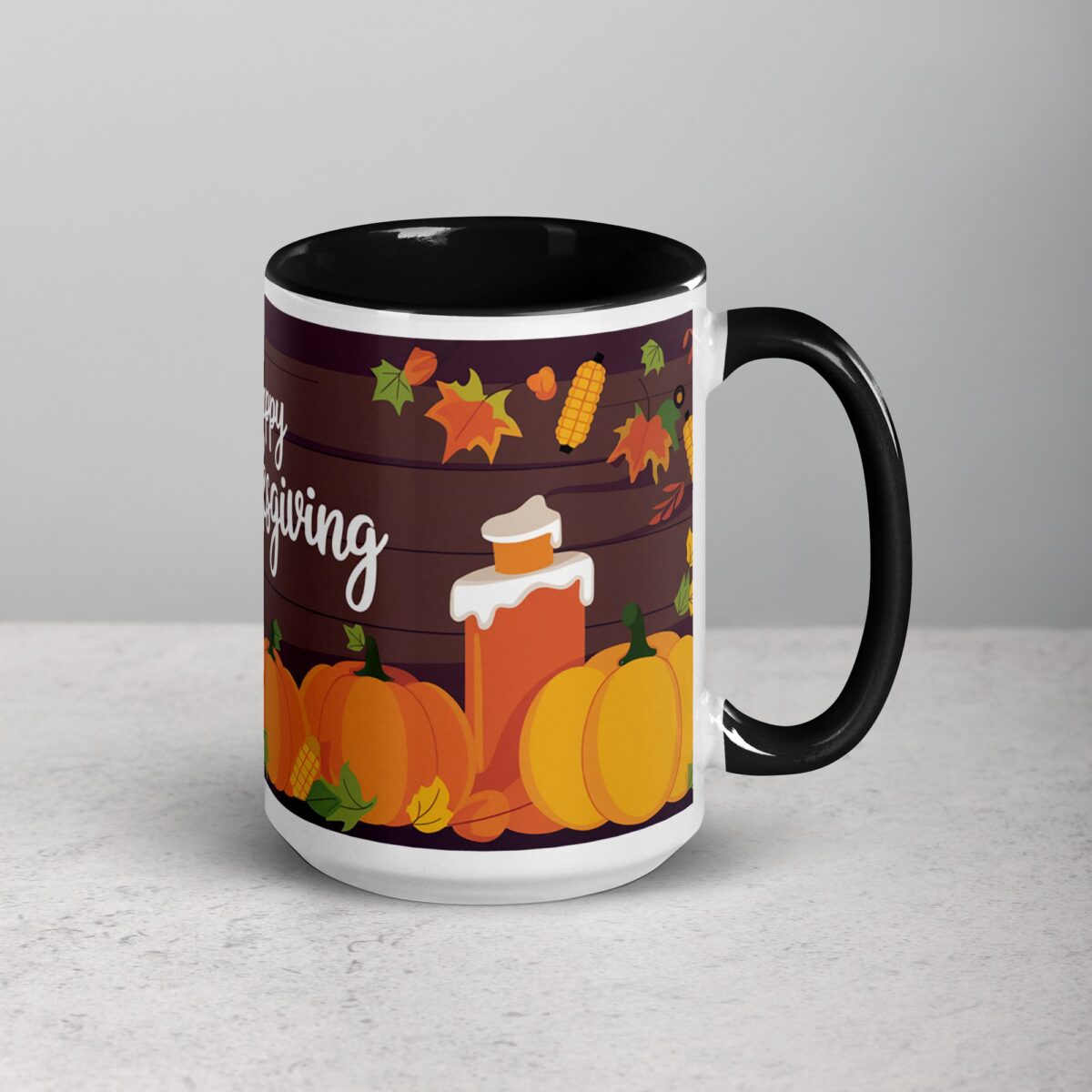 Happy Thanksgiving Elegant Coffee Mug & Tea Cup - Image 6
