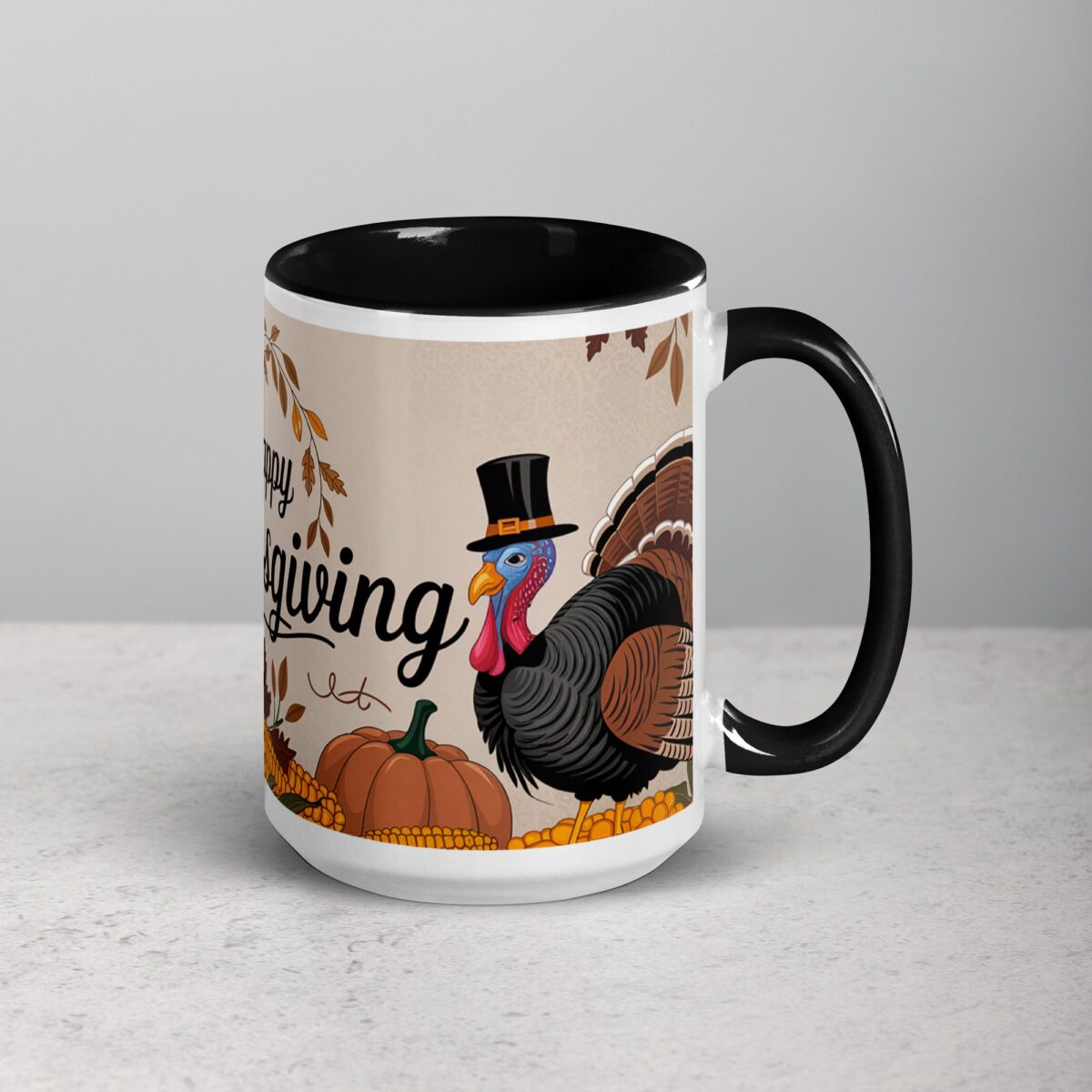 Happy Thanksgiving Sophisticated Coffee Mug & Tea Cup - Image 6