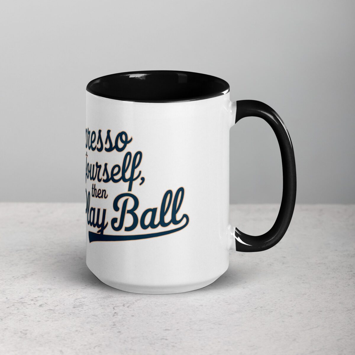 Espresso Yourself, Then Play Ball Coffee Mug & Tea Cup - Image 6