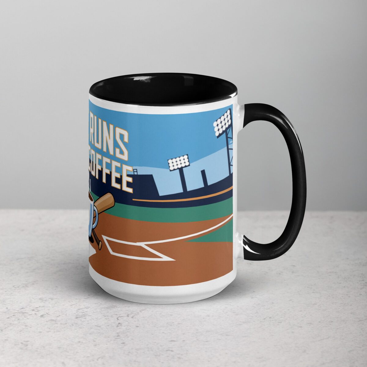 Home Runs & Hot Coffee Baseball Mug - Image 6