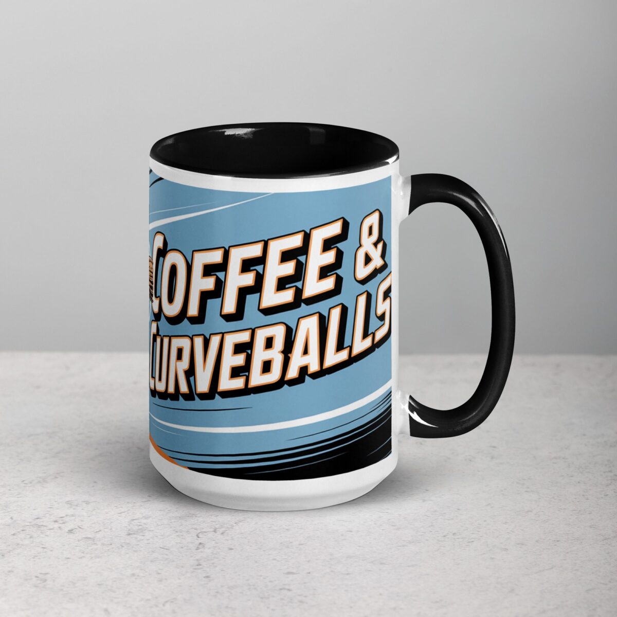 Coffee & Curveballs Baseball Mug - Image 6