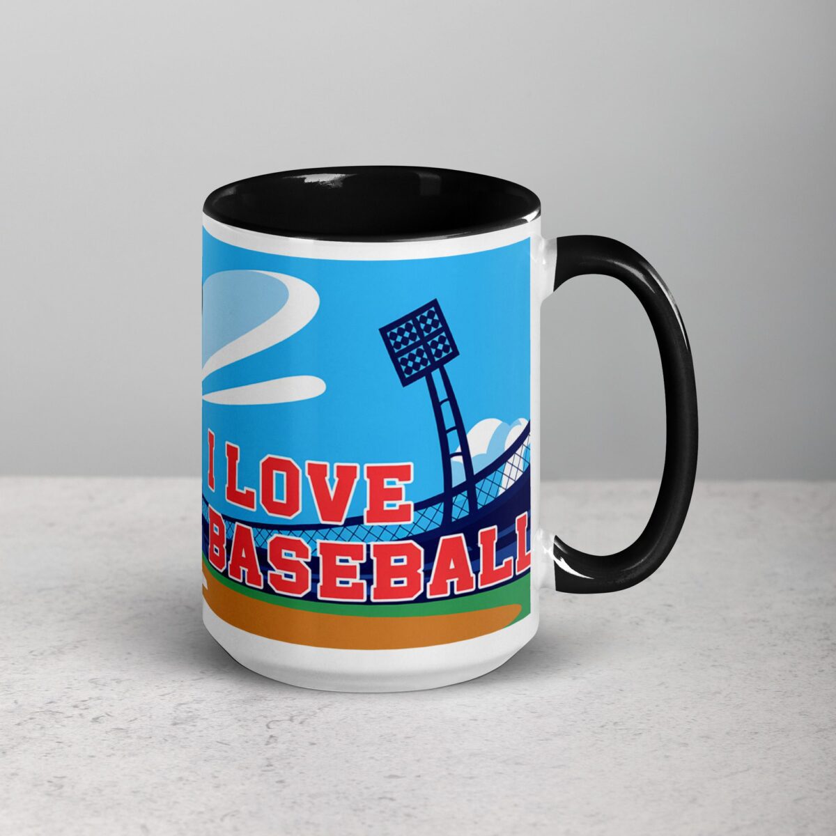 I Love Baseball Fun Coffee Mug & Tea Cup - Image 6