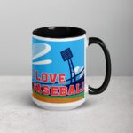 I Love Baseball Fun Coffee Mug & Tea Cup - Image 6