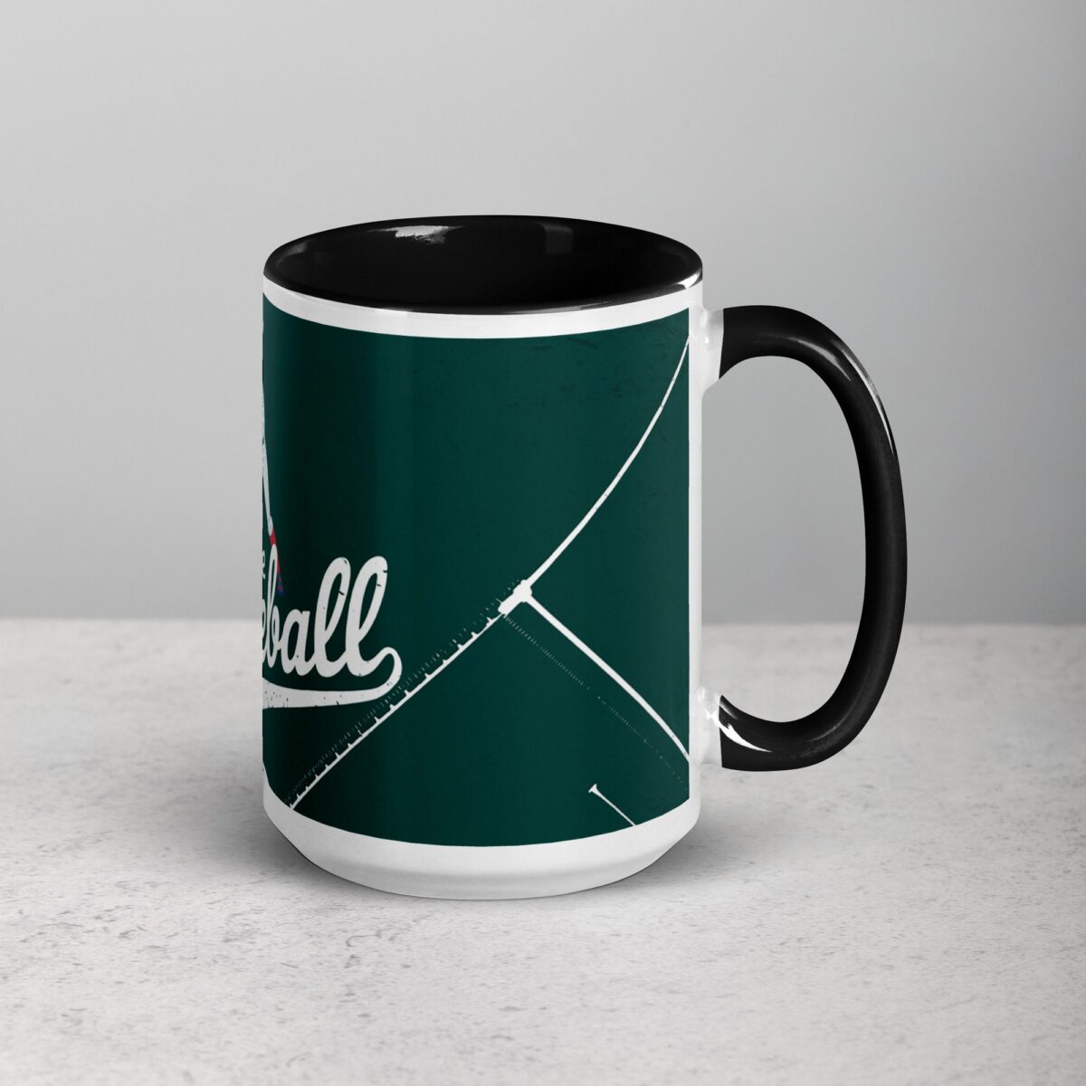 I Love Baseball Elegant Coffee Mug & Tea Cup - Image 6