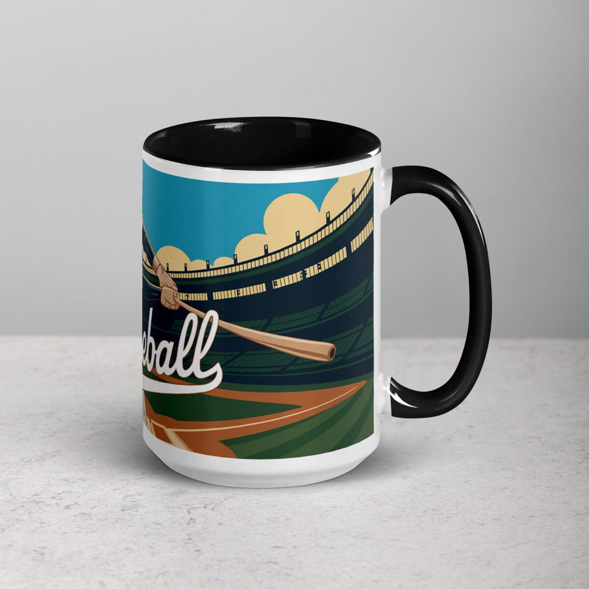 I Love Baseball Sophisticated Coffee Mug & Tea Cup - Image 6