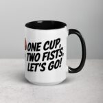 One Cup, Two Fists, Let’s Go! Boxing Coffee Mug - Image 6