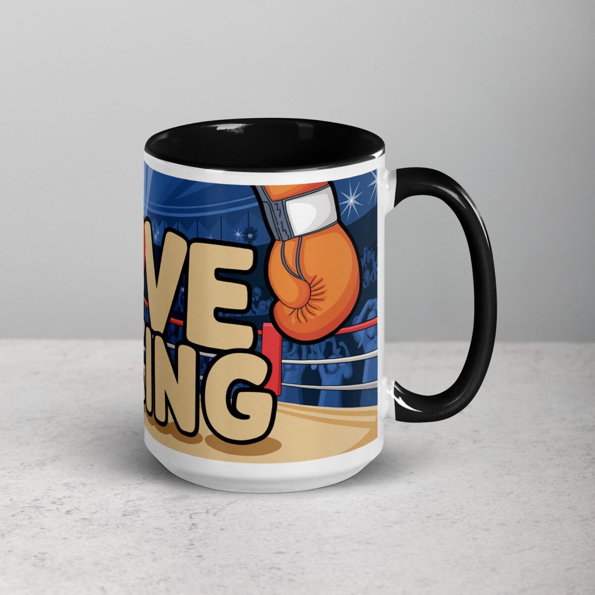 I Love Boxing Fun Coffee Mug & Tea Cup - Image 6