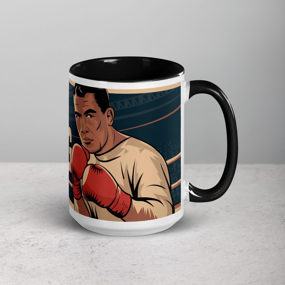 I Love Boxing Retro Coffee Mug & Tea Cup - Image 6