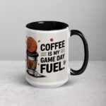 Coffee is My Game Day Fuel Basketball Mug - Image 6