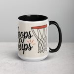 Hoops & Sips Basketball Coffee Mug & Tea Cup - Image 6