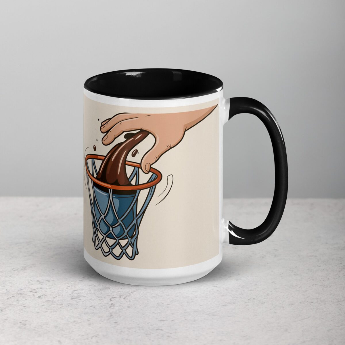 Start with a Dribble, End with a Dunk Basketball Mug - Image 6