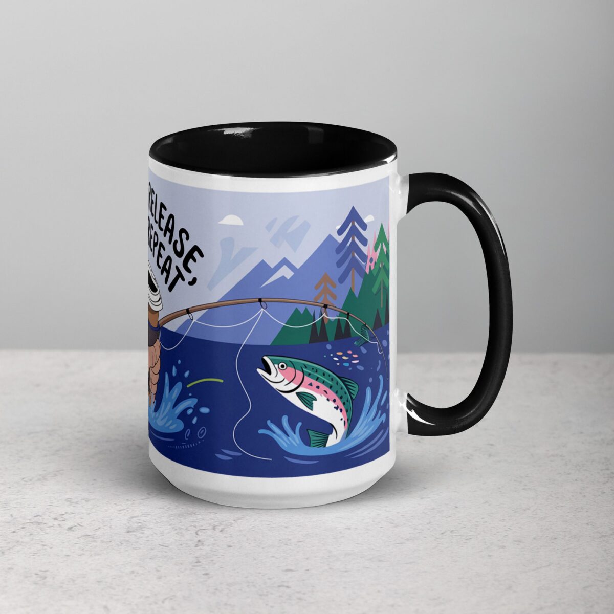 Catch & Release, Sip & Repeat Fishing Mug - Image 6