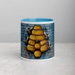 Honeycomb Bee Graffiti Coffee Mug & Tea Cup - Image 13