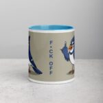 Middle Finger Blue Jay Coffee Mug & Tea Cup - Image 13