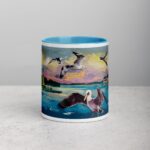 Flying Birds Graffiti Style Coffee Mugs & Tea Cup - Image 13