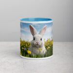 Bunny with Flowers Coffee Mug & Tea Cup - Image 13
