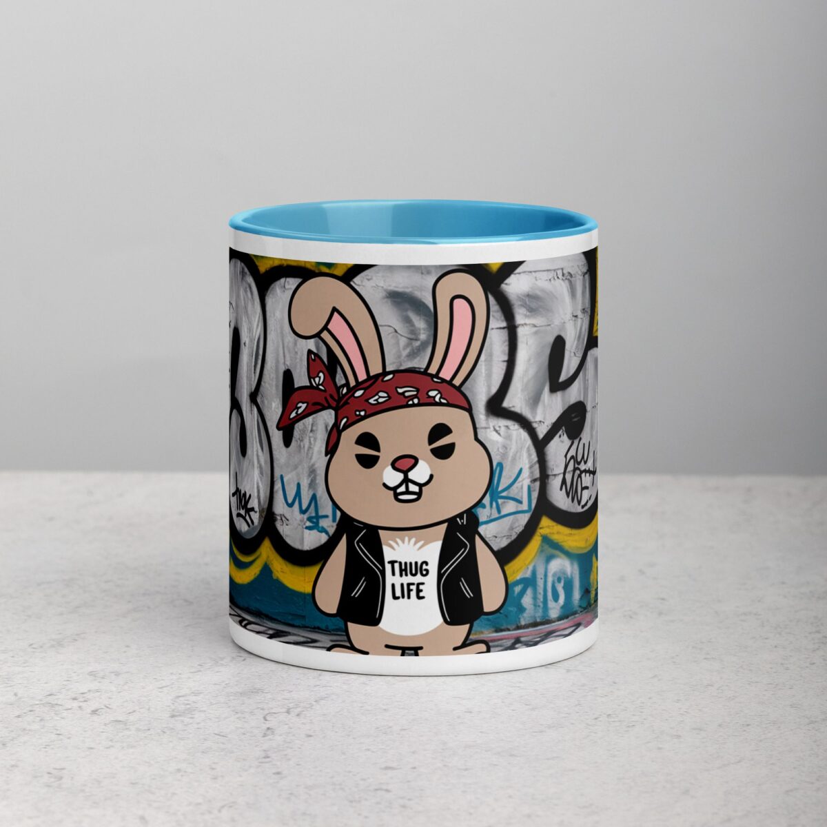 Thug Life Gangster Bunny Rabbit Coffee Mug & Tea Cup - Image 13
