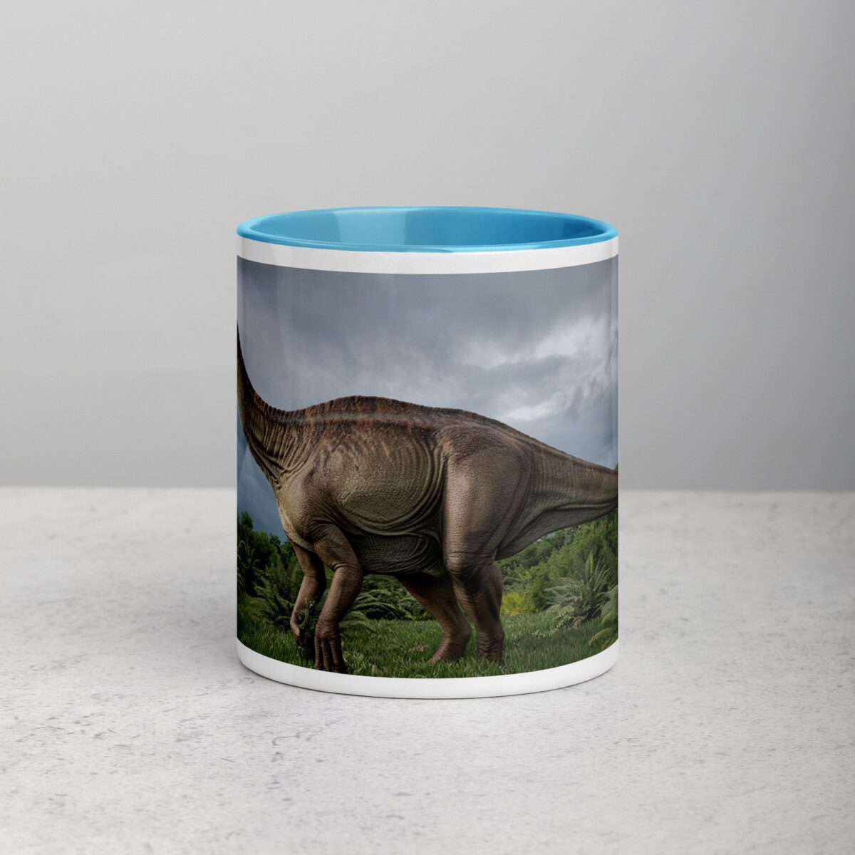 T-Rex Dinosaur in Wild Coffee Mug & Tea Cup - Image 13