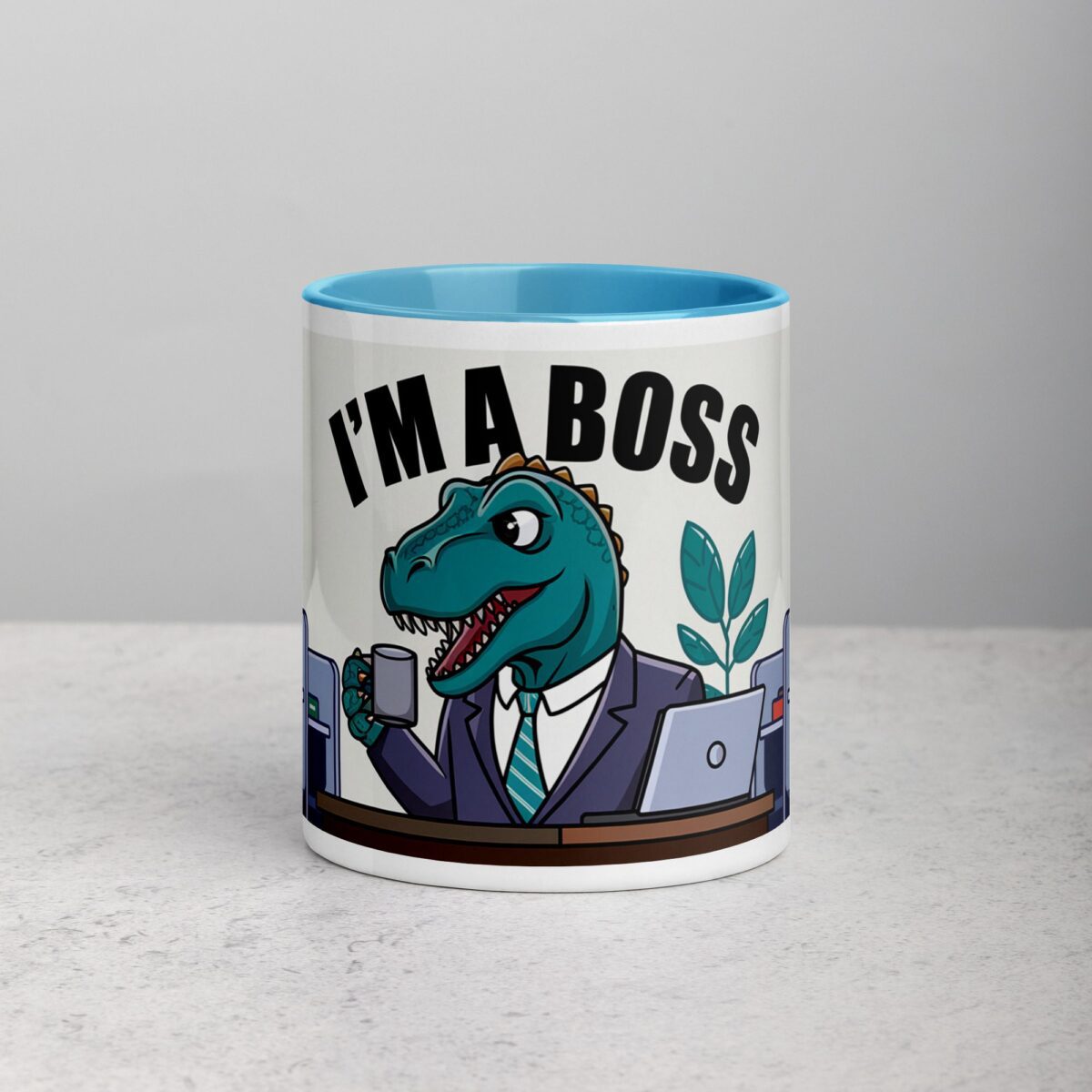 I'm a Boss Dinosaur Coffee Mug & Tea Cup - Image 13