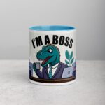 I'm a Boss Dinosaur Coffee Mug & Tea Cup - Image 13