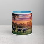 Elephant Jungle Sunset Coffee Mug & Tea Cup - Image 13