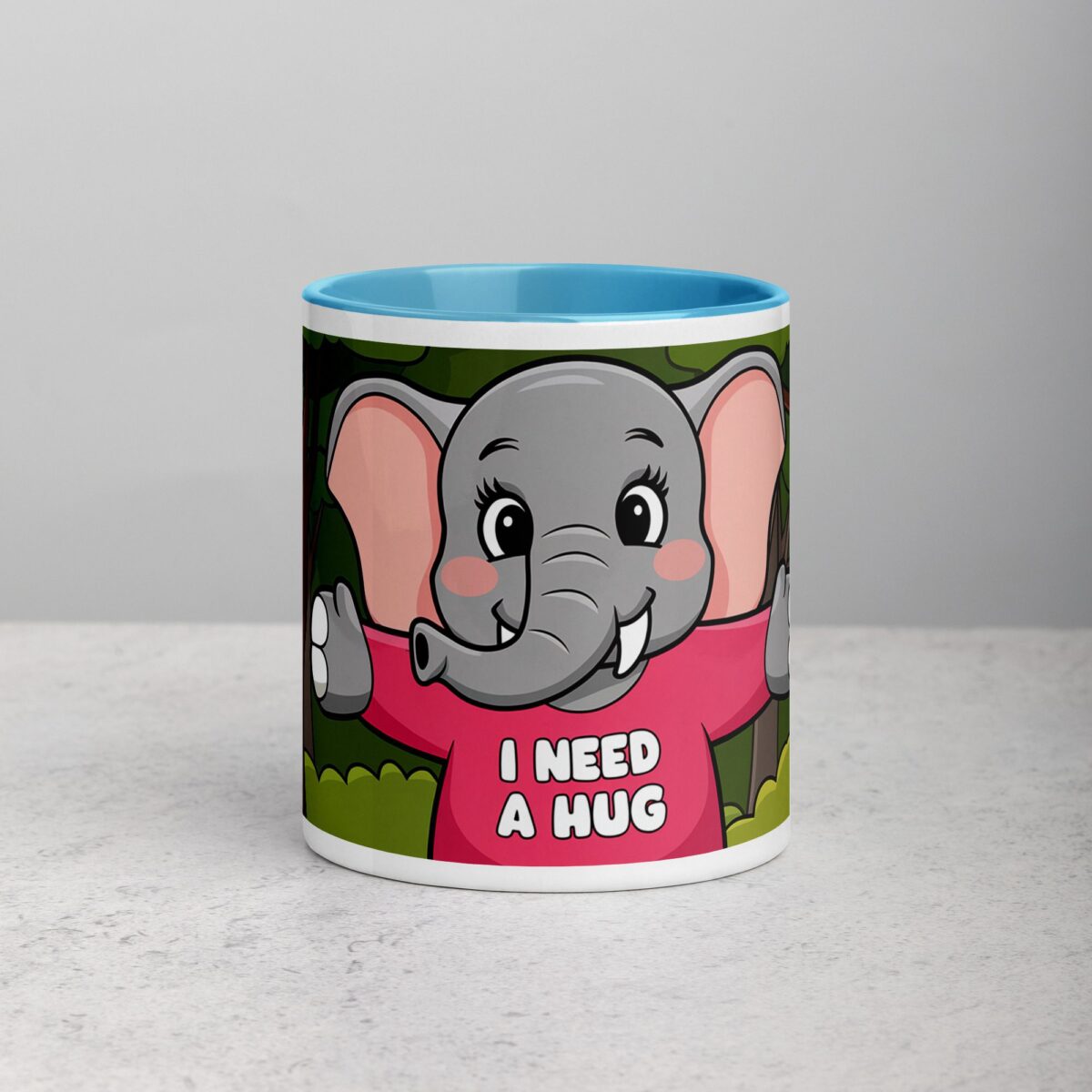 Elephant I Need a Hug Coffee Mug & Tea Cup - Image 13