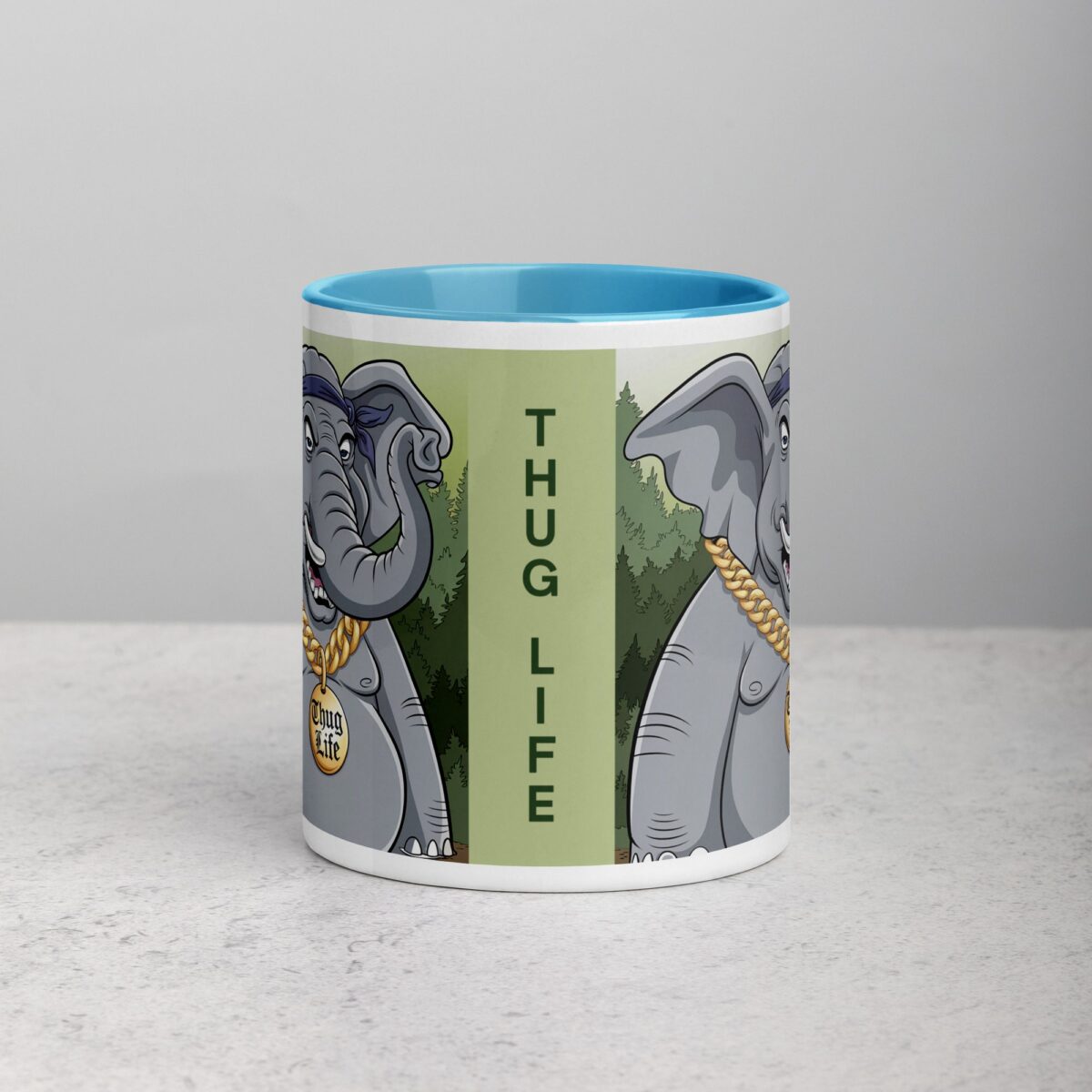 Gangster Elephant Thug Life Coffee Mug & Tea Cup - Image 13