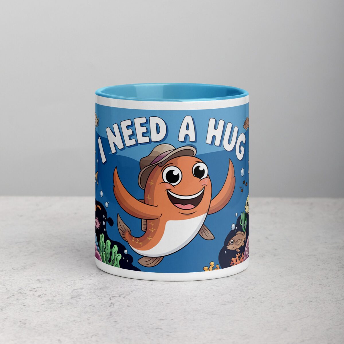 I Need a Hug Fish Coffee Mug & Tea Cup - Image 13