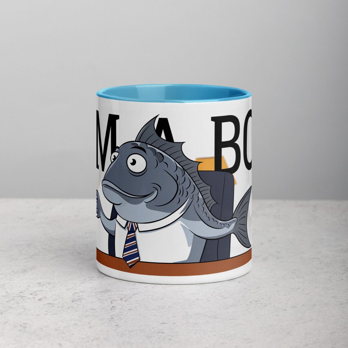 Fish I am a Boss Coffee Mug & Tea Cup - Image 13