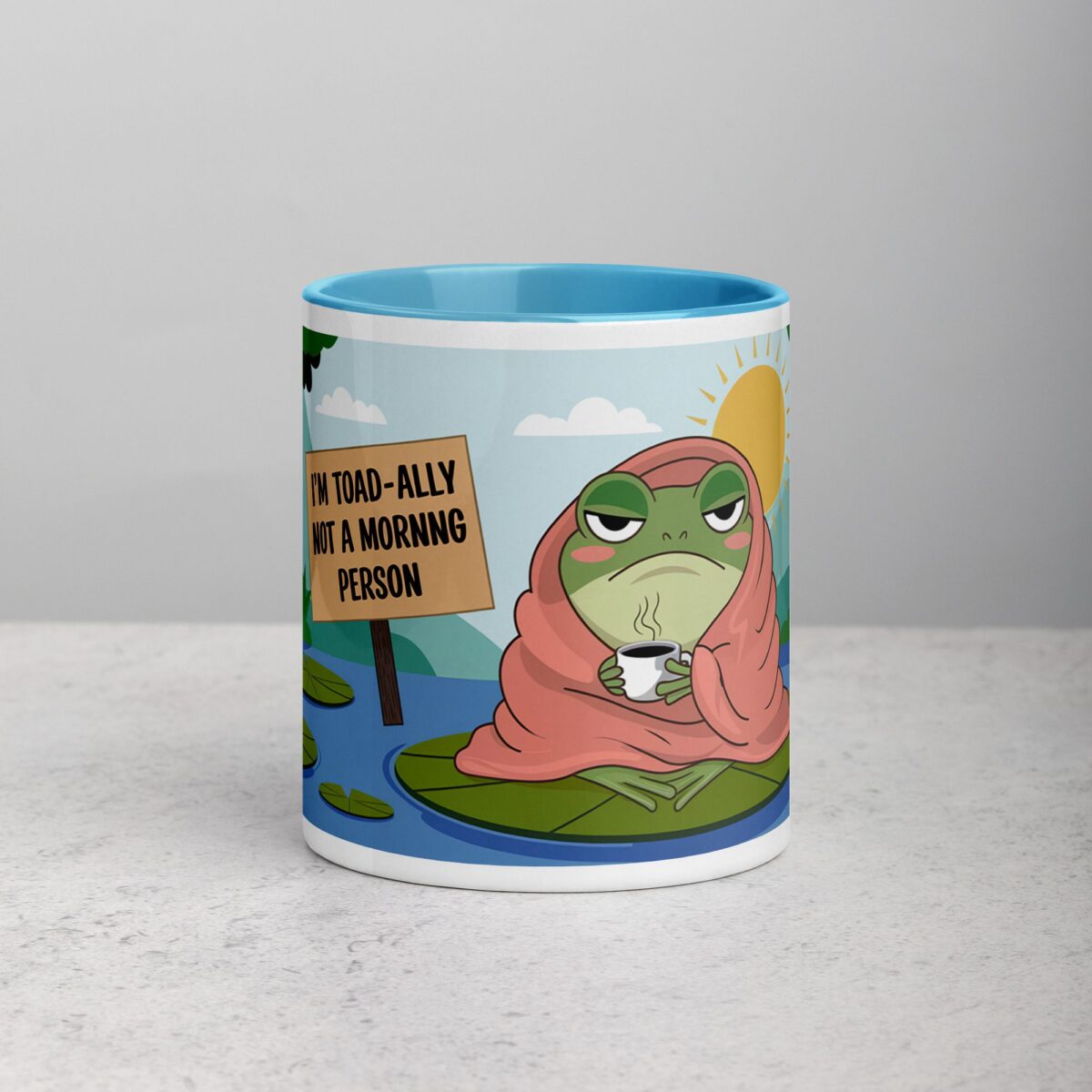 I’m Toad-ally Not a Morning Person Coffee Mug & Tea Cup - Image 13