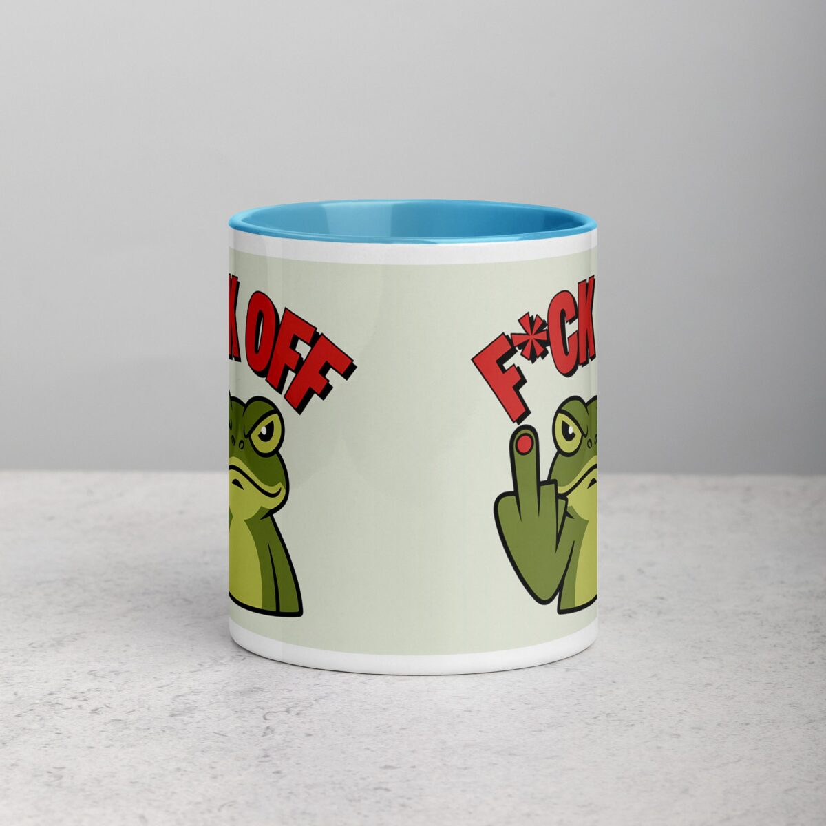 Middle Finger Frog Coffee Mug & Tea Cup - Image 13