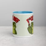 Middle Finger Frog Coffee Mug & Tea Cup - Image 13