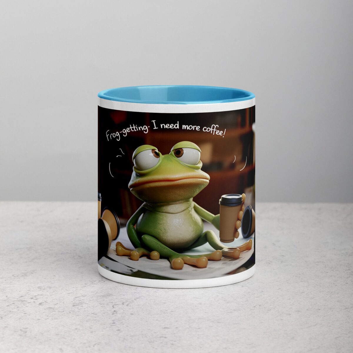 Frog-Getting I Need More Coffee Mug - Image 13