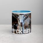 Middle Finger Goat Coffee Mug & Tea Cup - Image 13