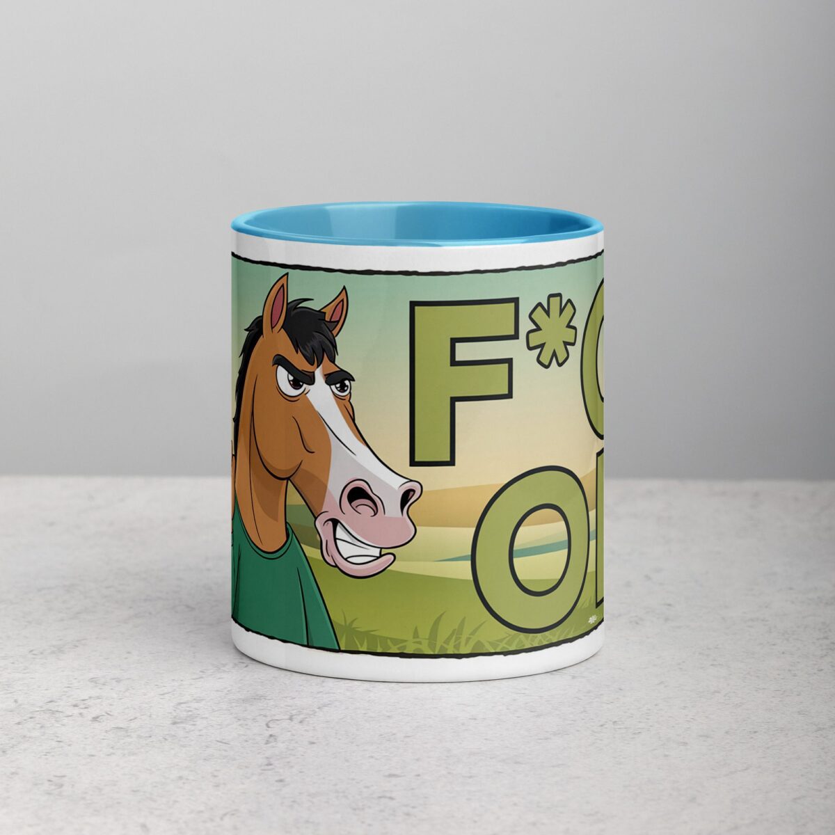 Middle Finger Horse Coffee Mug & Tea Cup - Image 13