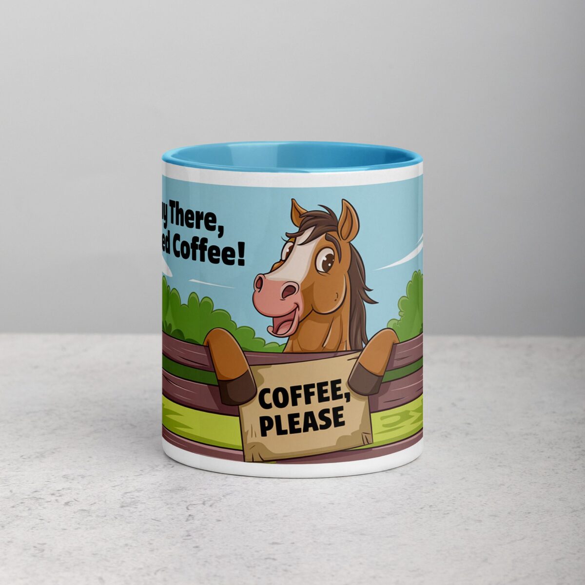 Hay There I Need a Coffee Horse Mug - Image 13