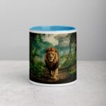 Majestic Lion Walking Through Jungle Mug - Image 13