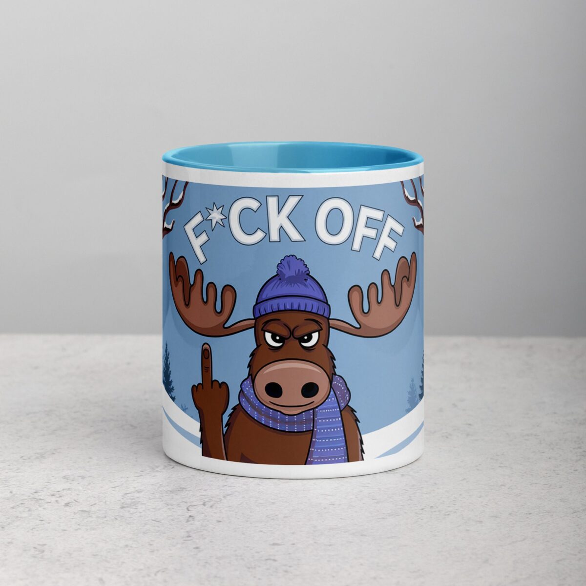 Middle Finger Moose Coffee Mug & Tea Cup - Image 13