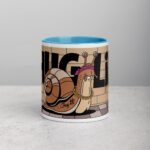 Thug Life Gangster Snail Coffee Mug & Tea Cup - Image 13