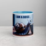 I am a Boss Snail Coffee Mug & Tea Cup - Image 13