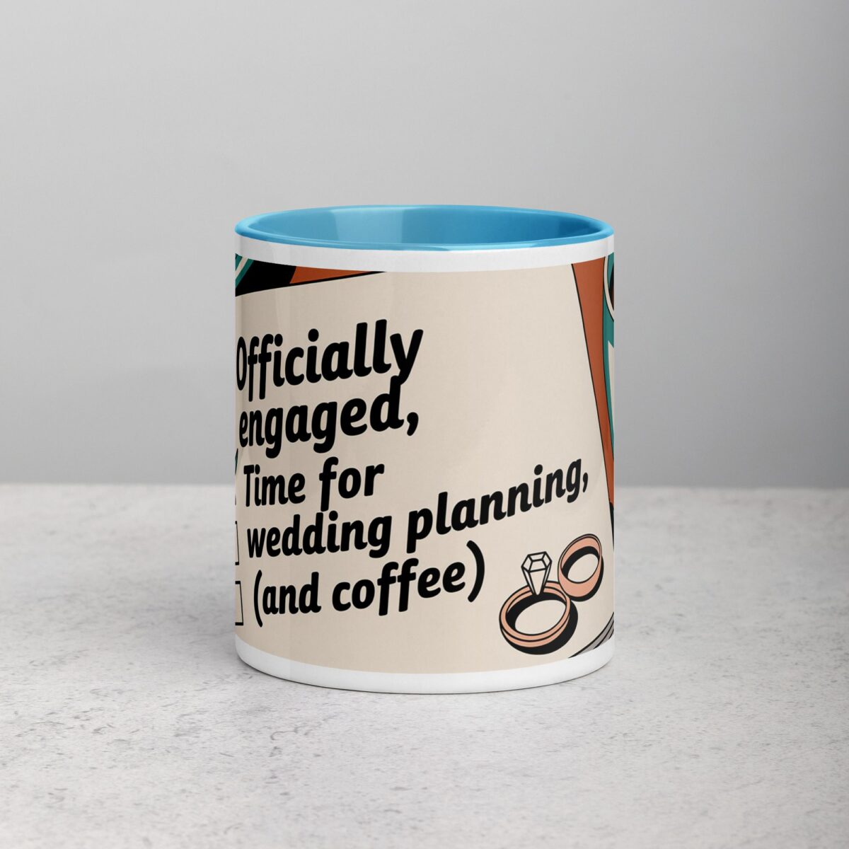 Officially Engaged, Time for Wedding Planning (And Coffee) Mug - Image 13